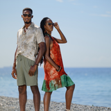 Tiered A-Line Mini Dress - Earth & Tide