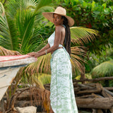 Coral Wrap Pants - Sea Glass