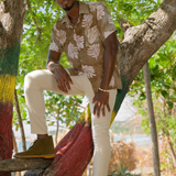 Men's Button-up Shirt - Breadfruit Clay