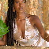 Halter Top - Breadfruit in Clay