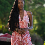 Coral Wrap Shorts - Terracotta