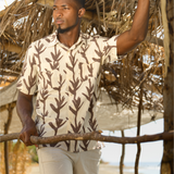 Men’s Button-Up Shirt - Paradise