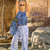 Sleeveless Top - Ocean Blue