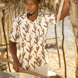 Men’s Button-Up Shirt - Paradise