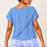 Kimono Top Ocean Blue