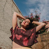 Crop Top - The Original Ackee Print