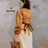 Batik Zipper Clutch - Paradise