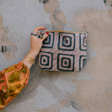 Batik Zipper Clutch - Concrete Jungle