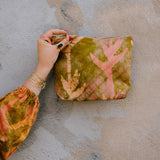 Batik Zipper Clutch - Paradise