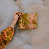 Batik Zipper Clutch - Paradise