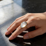 Natural Stone Ring Single stone