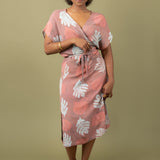 Wrap Dress - Pink Breadfruit