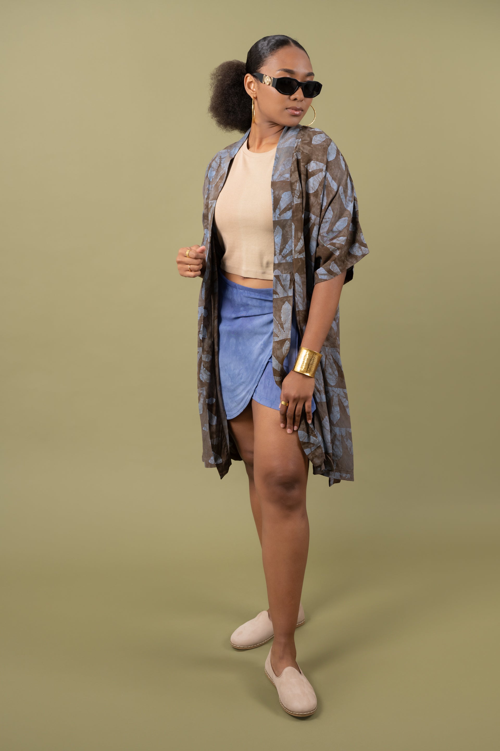 GEOMETRIC | Hand-Dyed & Sustainable Artisan Made Kimonos for
