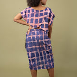 Wrap Skirt - Caribbean Lattice