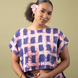Crop Top - Caribbean Lattice