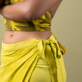Wrap Skirt - Chartreuse