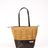 Mudcloth & Leather Tote